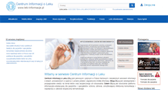 Desktop Screenshot of leki-informacje.pl